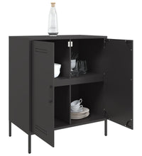 Sideboard Schwarz 68x39x79 cm Stahl