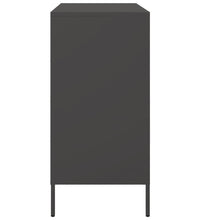 Sideboard Schwarz 68x39x79 cm Stahl