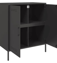 Sideboard Schwarz 68x39x79 cm Stahl