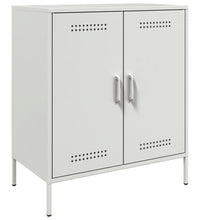 Sideboard Weiß 68x39x79 cm Stahl