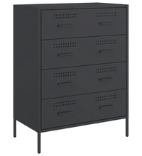 Sideboard Schwarz 68x39x89 cm Stahl