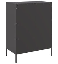 Sideboard Schwarz 68x39x89 cm Stahl