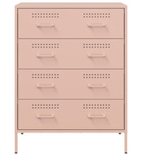 Sideboard Rosa 68x39x89 cm Stahl