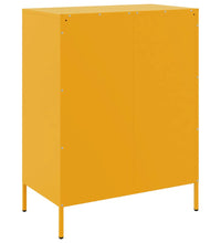 Sideboard Senfgelb 68x39x89 cm Stahl