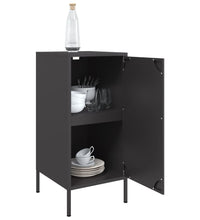 Sideboard Schwarz 36x39x79 cm Kaltgewalzter Stahl