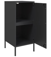 Sideboard Schwarz 36x39x79 cm Kaltgewalzter Stahl