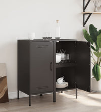 Sideboards 2 Stk. Schwarz 36x39x79 cm Stahl