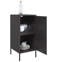 Sideboards 2 Stk. Schwarz 36x39x79 cm Stahl