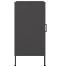 Sideboards 2 Stk. Schwarz 36x39x79 cm Stahl