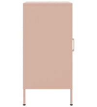 Sideboards 2 Stk. Rosa 36x39x79 cm Stahl