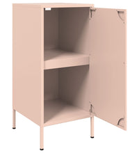 Sideboards 2 Stk. Rosa 36x39x79 cm Stahl