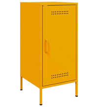 Sideboards 2 Stk. Senfgelb 36x39x79 cm Stahl