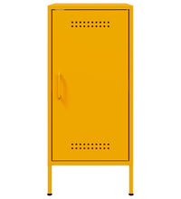 Sideboards 2 Stk. Senfgelb 36x39x79 cm Stahl