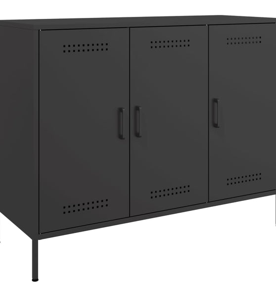 Sideboard Schwarz 100,5x39x79 cm Stahl