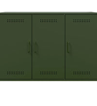 Sideboard Olivgrün 100,5x39x79 cm Stahl