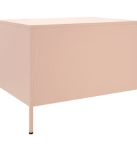 Couchtisch Rosa 68x50x50,5 cm Stahl