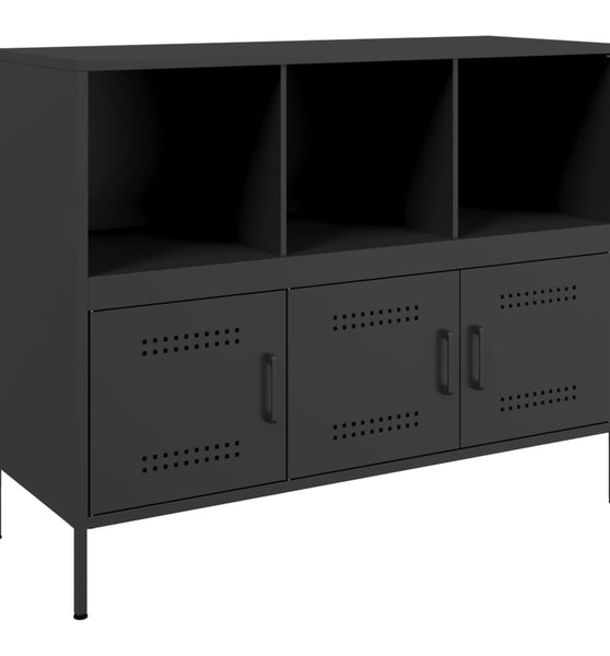 Sideboard Schwarz 100,5x39x79 cm Stahl