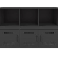 Sideboard Schwarz 100,5x39x79 cm Stahl