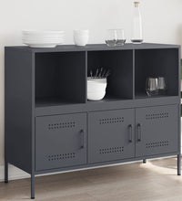 Sideboard Anthrazit 100,5x39x79 cm Kaltgewalzter Stahl