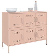 Sideboard Rosa 100,5x39x79 cm Stahl