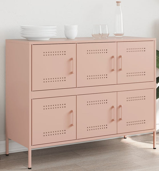 Sideboard Rosa 100,5x39x79 cm Stahl