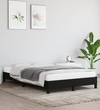 Bettgestell ohne Matratze Schwarz 120x190 cm Stoff