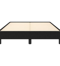 Bettgestell ohne Matratze Schwarz 120x190 cm Stoff