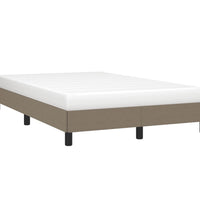 Bettgestell ohne Matratze Taupe 120x190 cm Stoff