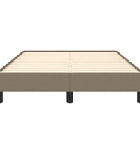 Bettgestell ohne Matratze Taupe 120x190 cm Stoff