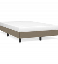 Bettgestell ohne Matratze Taupe 120x190 cm Stoff