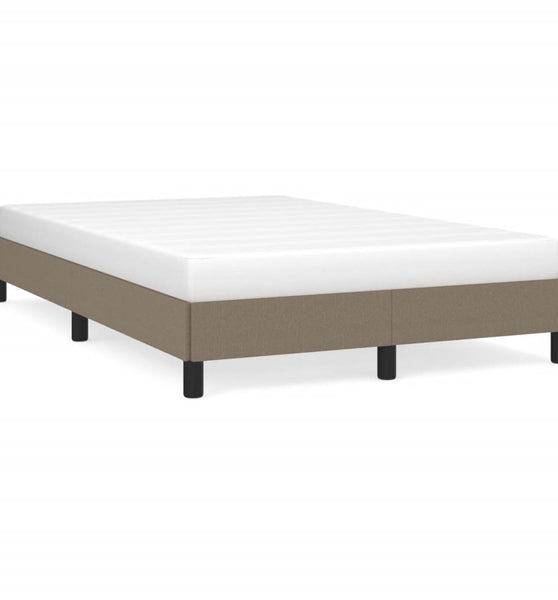 Bettgestell ohne Matratze Taupe 120x190 cm Stoff