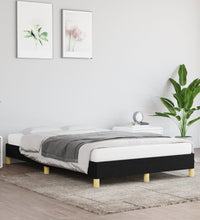 Bettgestell ohne Matratze Schwarz 120x190 cm Stoff