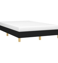 Bettgestell ohne Matratze Schwarz 120x190 cm Stoff