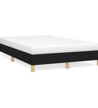Bettgestell ohne Matratze Schwarz 120x190 cm Stoff
