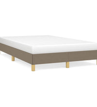 Bettgestell ohne Matratze Taupe 120x190 cm Stoff