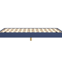 Bettgestell ohne Matratze Blau 120x190 cm Stoff