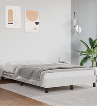 Bettgestell ohne Matratze Weiß 120x190 cm Kunstleder