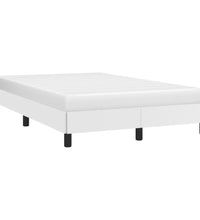 Bettgestell ohne Matratze Weiß 120x190 cm Kunstleder