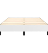Bettgestell ohne Matratze Weiß 120x190 cm Kunstleder