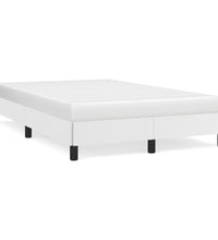 Bettgestell ohne Matratze Weiß 120x190 cm Kunstleder