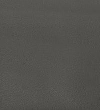 Bettgestell ohne Matratze Grau 120x190 cm Kunstleder