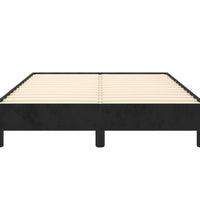 Bettgestell ohne Matratze Schwarz 120x190 cm Samt