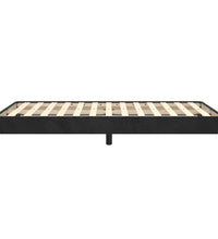 Bettgestell ohne Matratze Schwarz 120x190 cm Samt