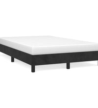 Bettgestell ohne Matratze Schwarz 120x190 cm Samt