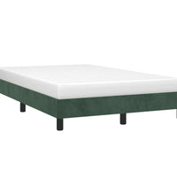 Bettgestell ohne Matratze Dunkelgrün 120x190 cm Samt
