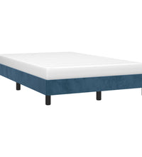 Bettgestell ohne Matratze Dunkelblau 120x190 cm Samt