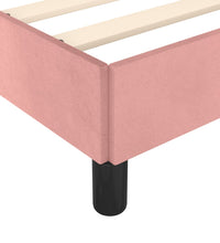 Bettgestell ohne Matratze Rosa 120x190 cm Samt