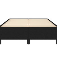 Bettgestell ohne Matratze Schwarz 120x190 cm Stoff