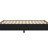 Bettgestell ohne Matratze Schwarz 120x190 cm Stoff