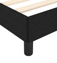 Bettgestell ohne Matratze Schwarz 120x190 cm Stoff